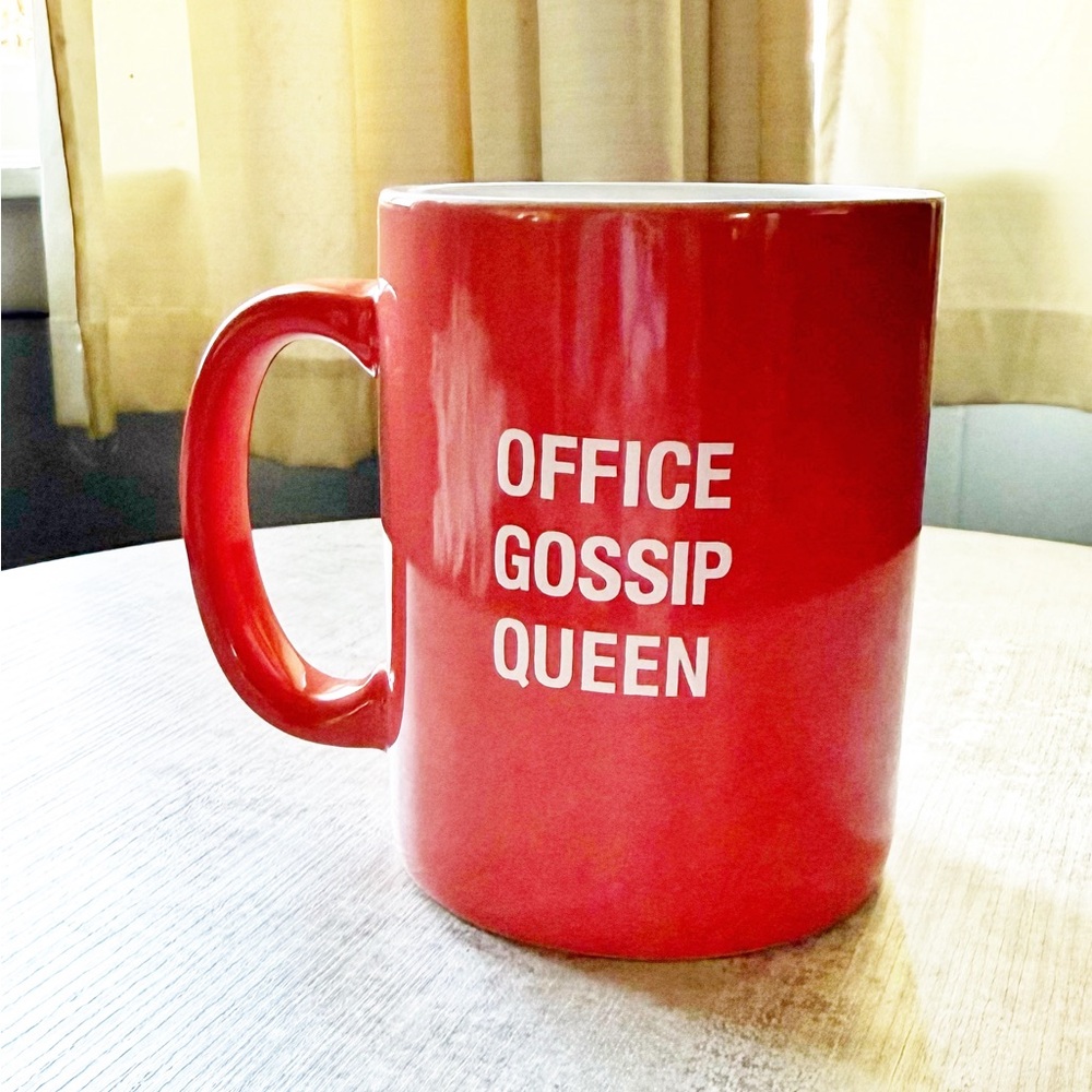 Pink Office Gossip Queen Mug